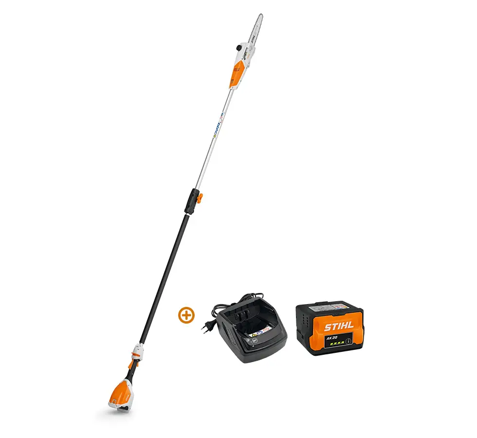 Stihl HTA 50 Akku-Hochentaster-Set – HTA50 – Set mit Akku und Ladegerät – AK-System