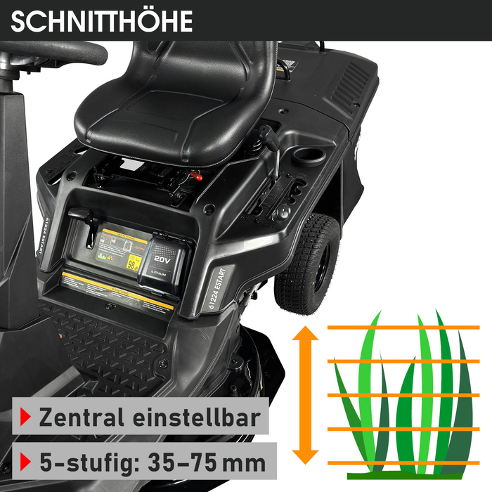 BRAST 61224 ESTART Aufsitzrasenmäher – Bild 4