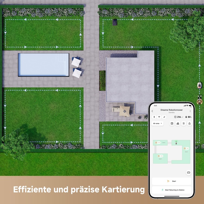 DREAME A1 Pro Mähroboter – Bild 3