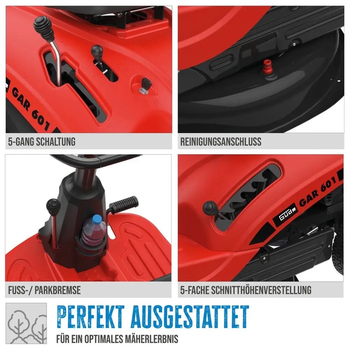 GÜDE GAR 601 Aufsitzrasenmäher – Bild 5