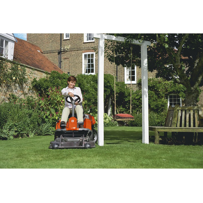 HUSQVARNA R 112C Frontmäher inkl. Mähdeck Combi 85 – Bild 2