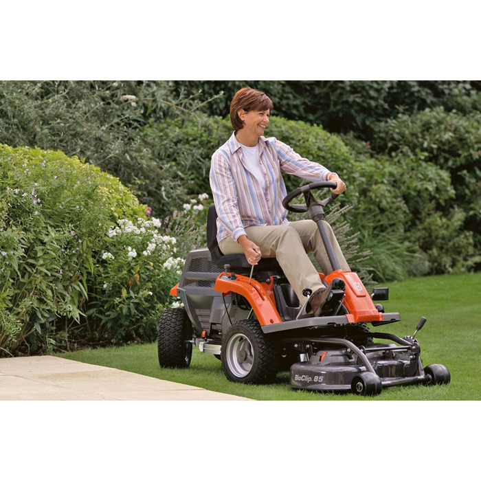 HUSQVARNA R 112C Frontmäher inkl. Mähdeck Combi 85 – Bild 3
