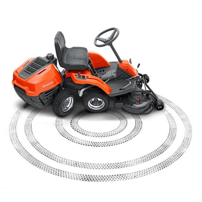 HUSQVARNA R 112C5 Frontmäher inkl. Mähdeck Combi 85 – Bild 7
