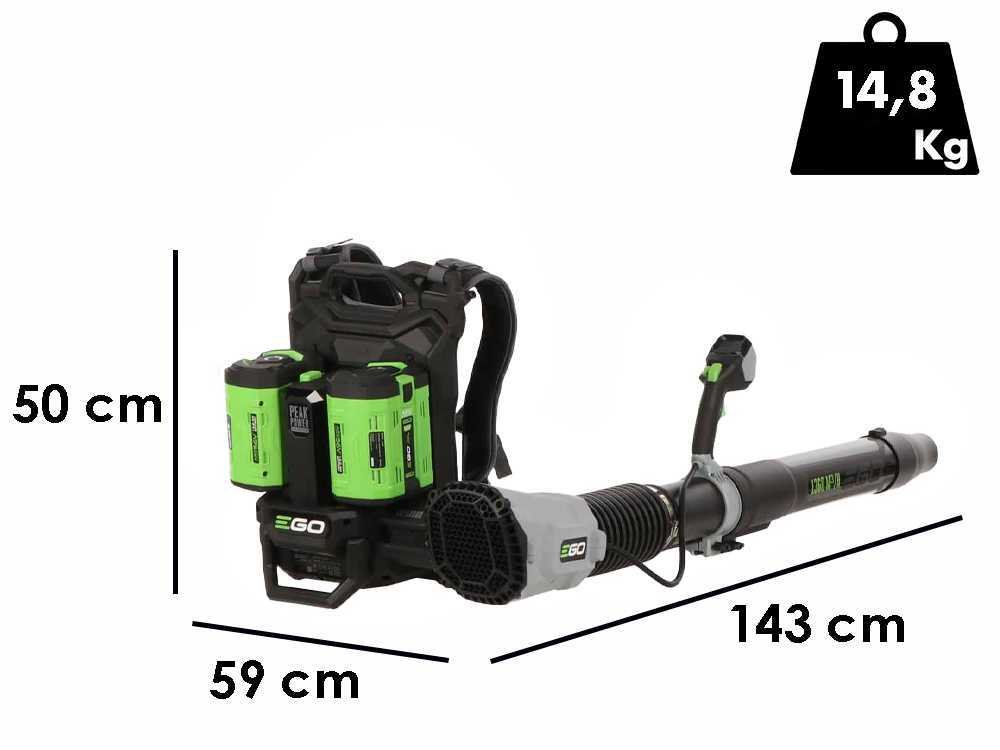 EGO LBPX8000 – Sopran und Batterie mit Mochila – 2× 56 V/10 Ah – Bild 8
